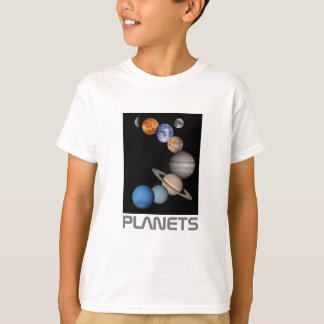 Camiseta Planetas do sistema solar