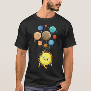 Camiseta Planetas do Sistema Solar Astronomia Espacial Scie