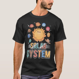 Camiseta Planetas Do Sistema Solar E Ciência Espacial 5