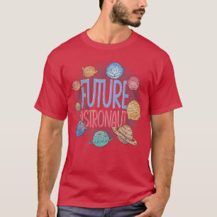 Camiseta Planetas do Universo da Ciência Espacial Futuro do