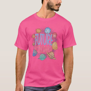 Camiseta Planetas do Universo da Ciência Espacial Futuro do