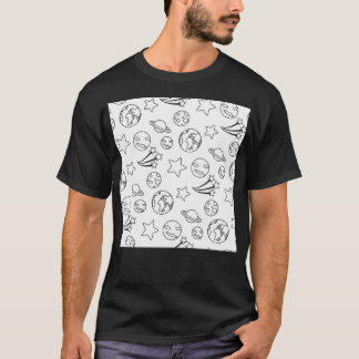 Camiseta Planetas E Estrelas
