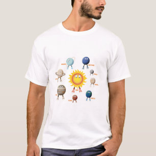 Camiseta Planetas e Sistema Solar