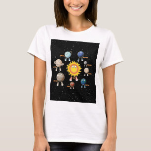 Camiseta Planetas e Sistema Solar