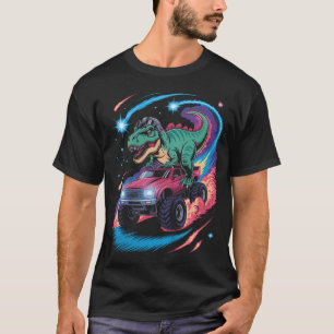 Camiseta Planetas Espaciais Astronauta Dino Trex Caminhão M