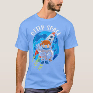 Camiseta Planetas Espaciais Astronautas Engraçados e Funerá