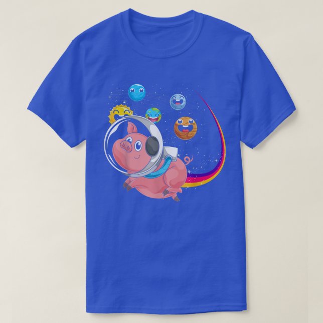 Camiseta Planetas Espaciais Cuxos Ciência do Amante de os a (Frente do Design)