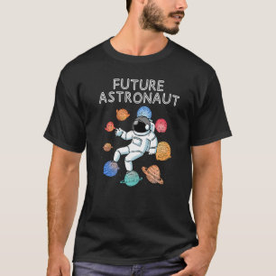 Camiseta Planetas Espaço Exterior Júnior Astronauta Galáxia