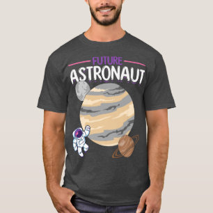 Camiseta Planetas Galáxicos Futuro do Universo da Ciência E