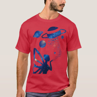 Camiseta Planetas Galegos Celestiais de Estética Fairycore