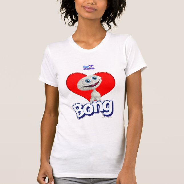 Camiseta Planetas minúsculos - o amor de I Bong (Frente)