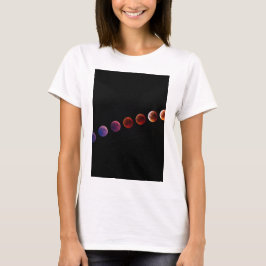 Camiseta Planetas no sistema solar como a vida