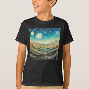Camiseta Planetas Paisagens Psicodélicas Sublime Natureza S