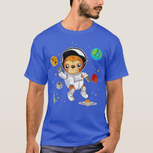 Camiseta Planetas Preguiçosos Astronautas do Espaço Animal