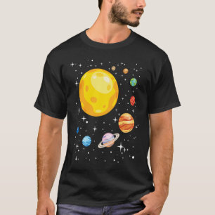 Camiseta Planetas Sistema Solar Planetário Astronomia Astro