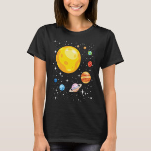 Camiseta Planetas Sistema Solar Planetário Astronomia Astro