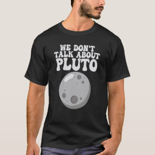 Camiseta Planetas sobre o Sistema Solar Plutão