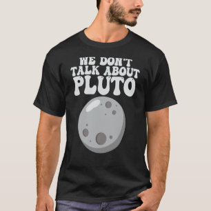 Camiseta Planetas sobre o Sistema Solar Plutão