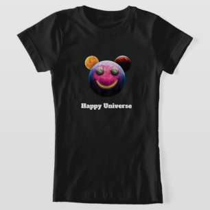 Camiseta Planetas Universos, espaço I Texto Personalizado