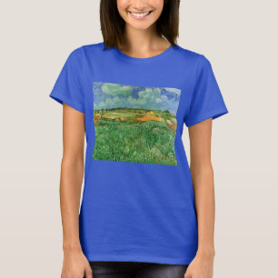 Camiseta Planície perto de Auvers por Vincent van Gogh