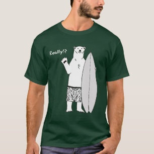 Camiseta Planície surfando global do t-shirt das alteraç