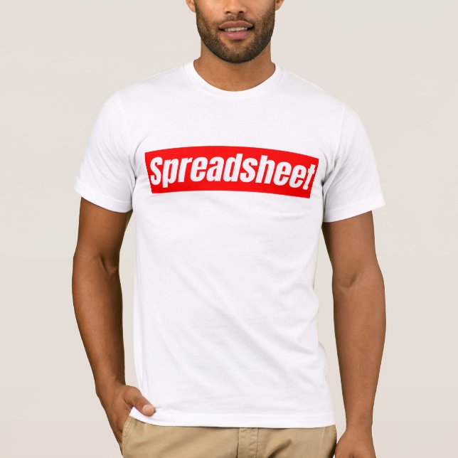 Camiseta Planilha - Contador Engraçado (Frente)