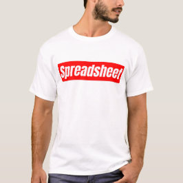 Camiseta Planilha - Contador Engraçado