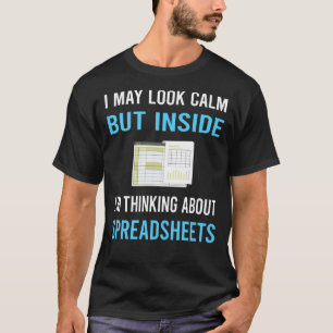 Camiseta Planilha Olhe Calma Planilhas