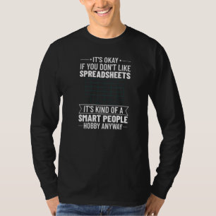 Camiseta Planilhas de Orçamento de Software de Calculadora 