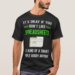 Camiseta Planilhas de Planilha do G Smart Pessoas