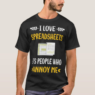 Camiseta Planilhas de Planilha do Pessoas Annoy