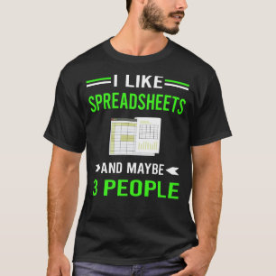 Camiseta Planilhas de Planilha do Pessoas Verde 3