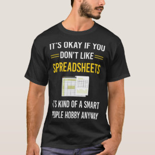 Camiseta Planilhas de Planilha do Smart Pessoas