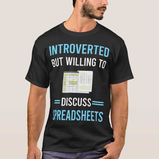 Camiseta Planilhas Introvertidas Planilhas (Frente)