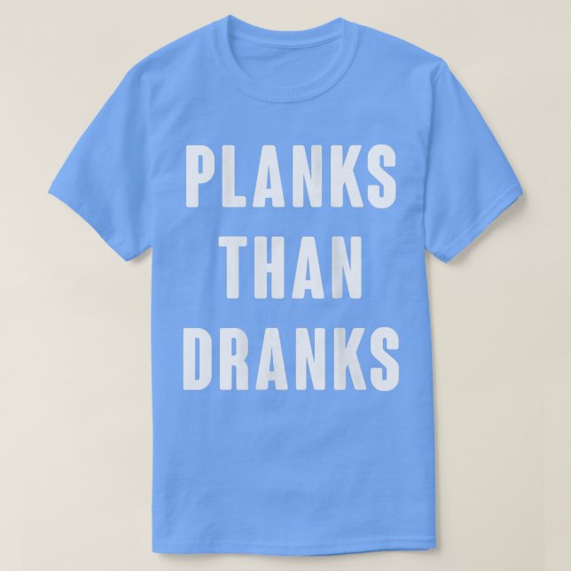 Camiseta Planks Para Mulheres Que Os Drancos 1301 (Frente do Design)