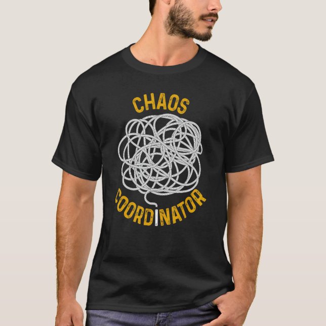 Camiseta Planner Conference Chaos Coordinator Preschool Pre (Frente)
