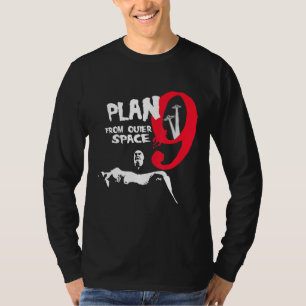 Camiseta Plano 9 do tributo de argila do inspetor espacial
