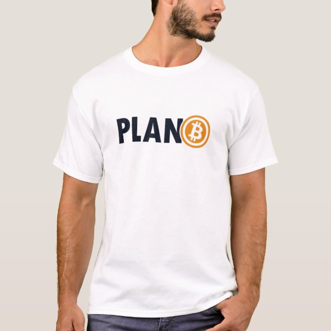 Camiseta Plano B Bitcoin Cripto Criptomoeda Blockchains B (Frente)