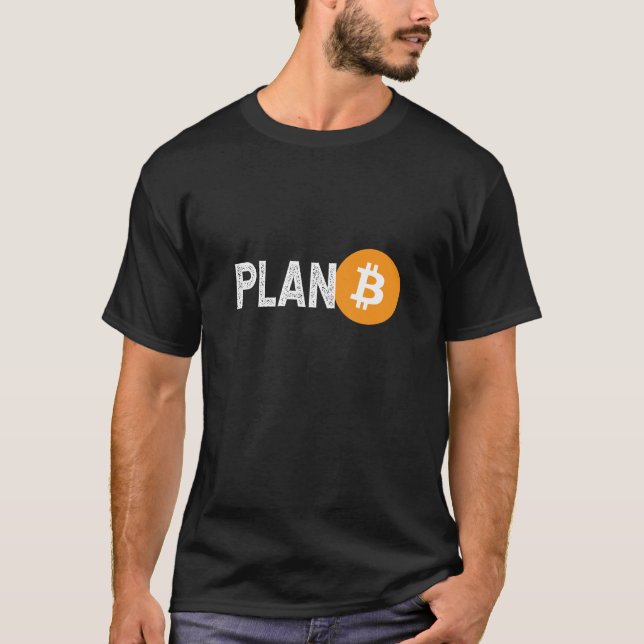 Camiseta Plano Bitcoin - plano b (Frente)