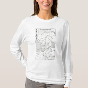 Camiseta Plano da baía e do porto de Rio de Janeiro