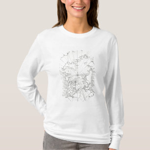 Camiseta Plano da baía e do porto de Rio de Janeiro
