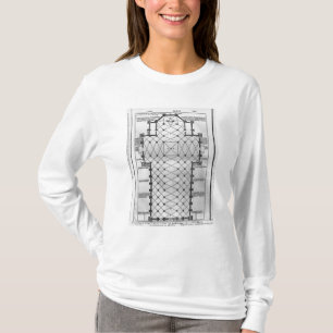 Camiseta Plano da catedral de Milão
