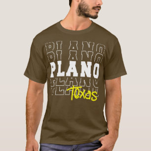 Camiseta Plano da cidade do Texas Plano TX