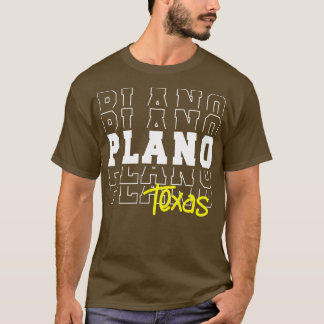 Camiseta Plano da cidade do Texas Plano TX