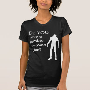 Camiseta Plano da invasão do zombi