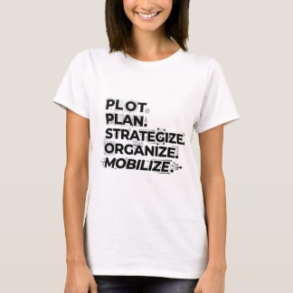 Camiseta Plano de Ação: Planejar, Estratégias e Mobilizar