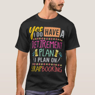 Camiseta Plano De Aposentação Do Artesanato De Artesanato S