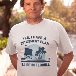 Camiseta Plano de aposentação Florida