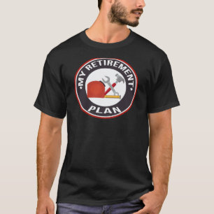 Camiseta Plano de Aposentadoria de Mecânico Engraçado Mecân