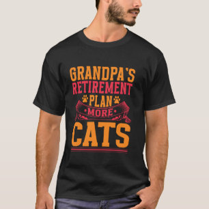 Camiseta Plano de Aposentadoria do Vô2019 Mais Gatos Vô